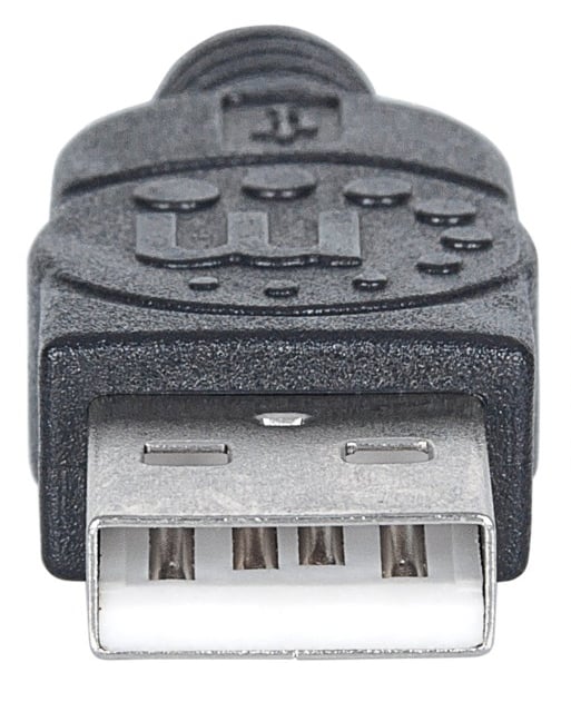 Cavo USB 2.0 OTG A maschio/Mini B maschio 1,8m - Manhattan ICOC UOTG-388