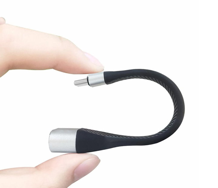 Cavo Corto Piatto USB-C Maschio a Displayport Femmina FPC 13,1 cm - Techly ICOC USBC-DP12