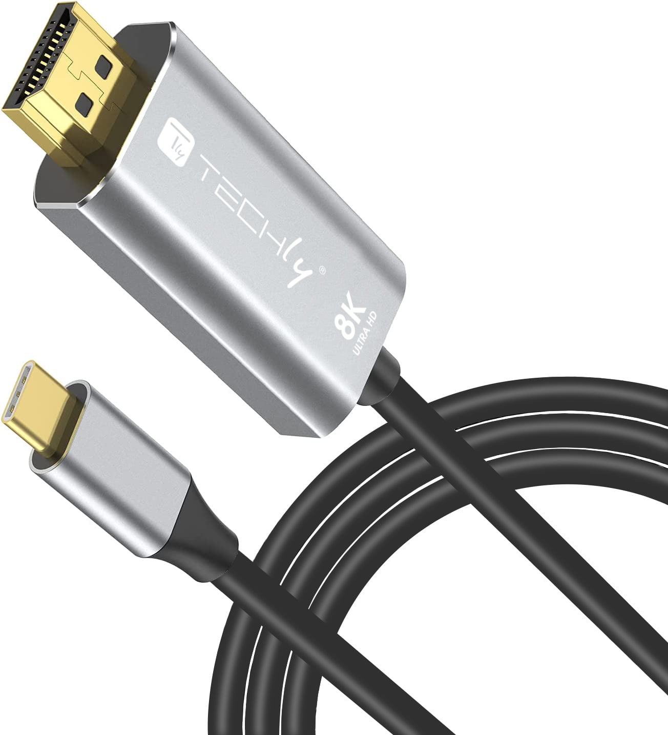 Cavo Adattatore USB-C™ 3.2 a HDMI 2.1 8K@60Hz 1,8m - Techly ICOC USBC-HDMI8-18