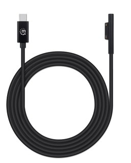 Cavo Ricarica USB-C a Surface Connect 1.8m Nero - Manhattan ICOC USBC-SURFM