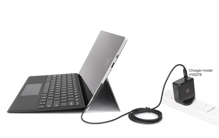 Cavo Ricarica USB-C a Surface Connect 1.8m Nero - Manhattan ICOC USBC-SURFM