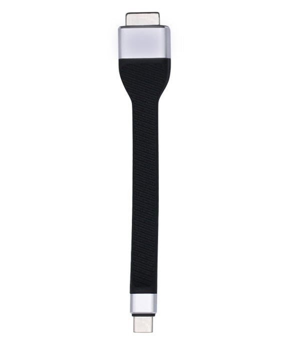 Short Cable USB-C Flat VGA male Female FPC 11,95 cm - Techly ICOC USBC-VGA