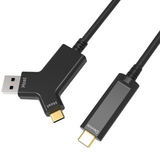 Active Optical Cable (AOC) USB 3.2 type A/C to USB-C 10 Gbps from 10 m - Techly ICOC USBCA-AOC- 010
