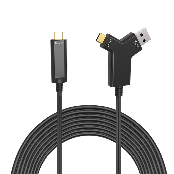 Active Optical Cable (AOC) USB 3.2 type A/C to USB-C 10 Gbps from 10 m - Techly ICOC USBCA-AOC- 010