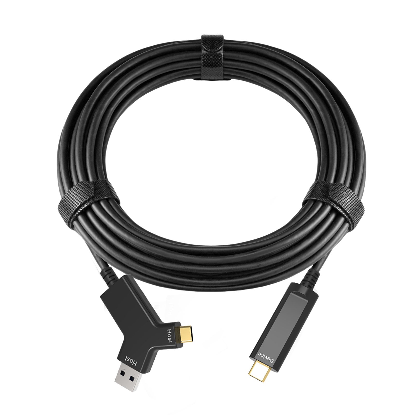 Cavo Ottico Attivo (AOC) USB 3.2 tipo A/C™ a USB-C™ 10 Gbps da 10m - Techly ICOC USBCA-AOC-010