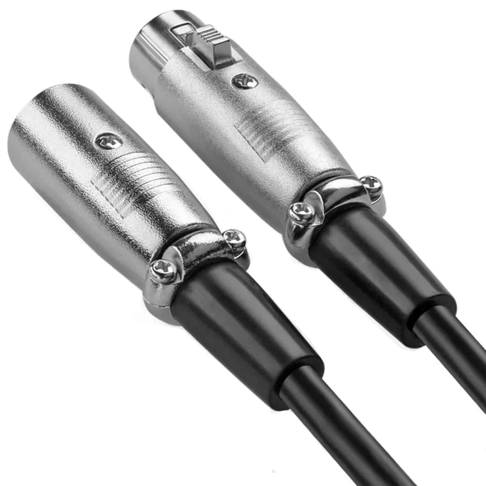 Cavo prolunga XLR Cannon 2m. col. Nero - ICOC XLR-02