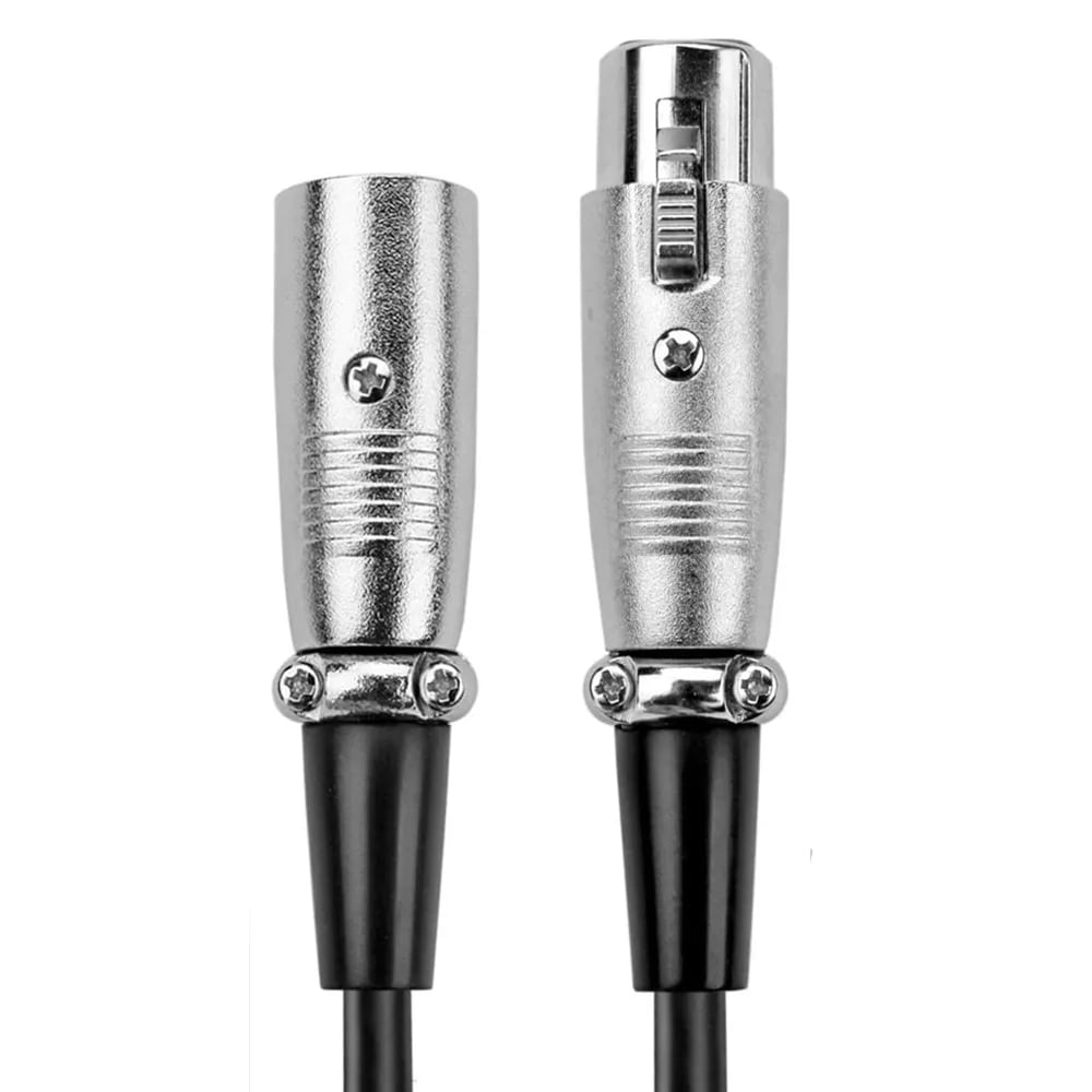Cavo prolunga XLR Cannon 6m. col. Nero - ICOC XLR-06-BK