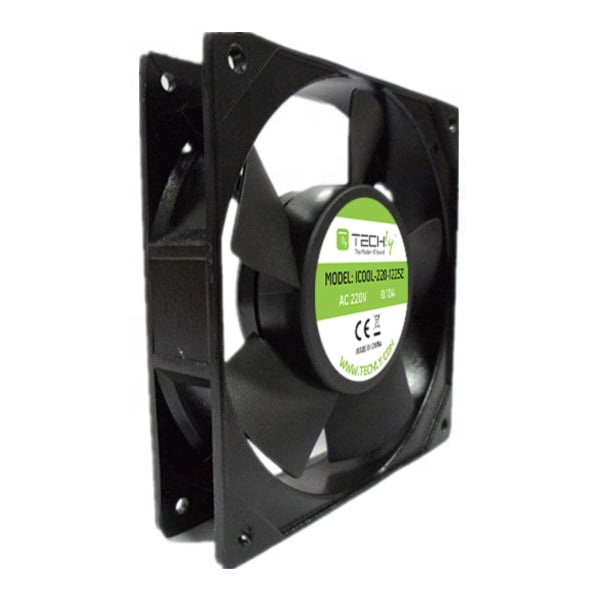 Ventola per PC 120x120x25 220V - Techly ICOOL-220-1225Z
