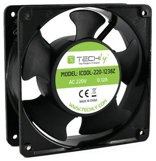 Ventola per PC 120x120x38mm 220V AC - Techly ICOOL-220-1238Z