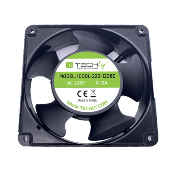 Ventola per PC 120x120x38 220V - Techly ICOOL-220-1238Z