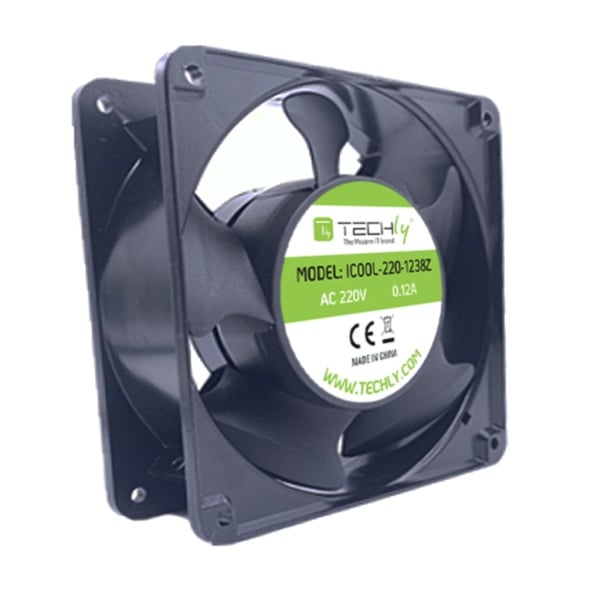 Ventola per PC 120x120x38 220V - Techly ICOOL-220-1238Z