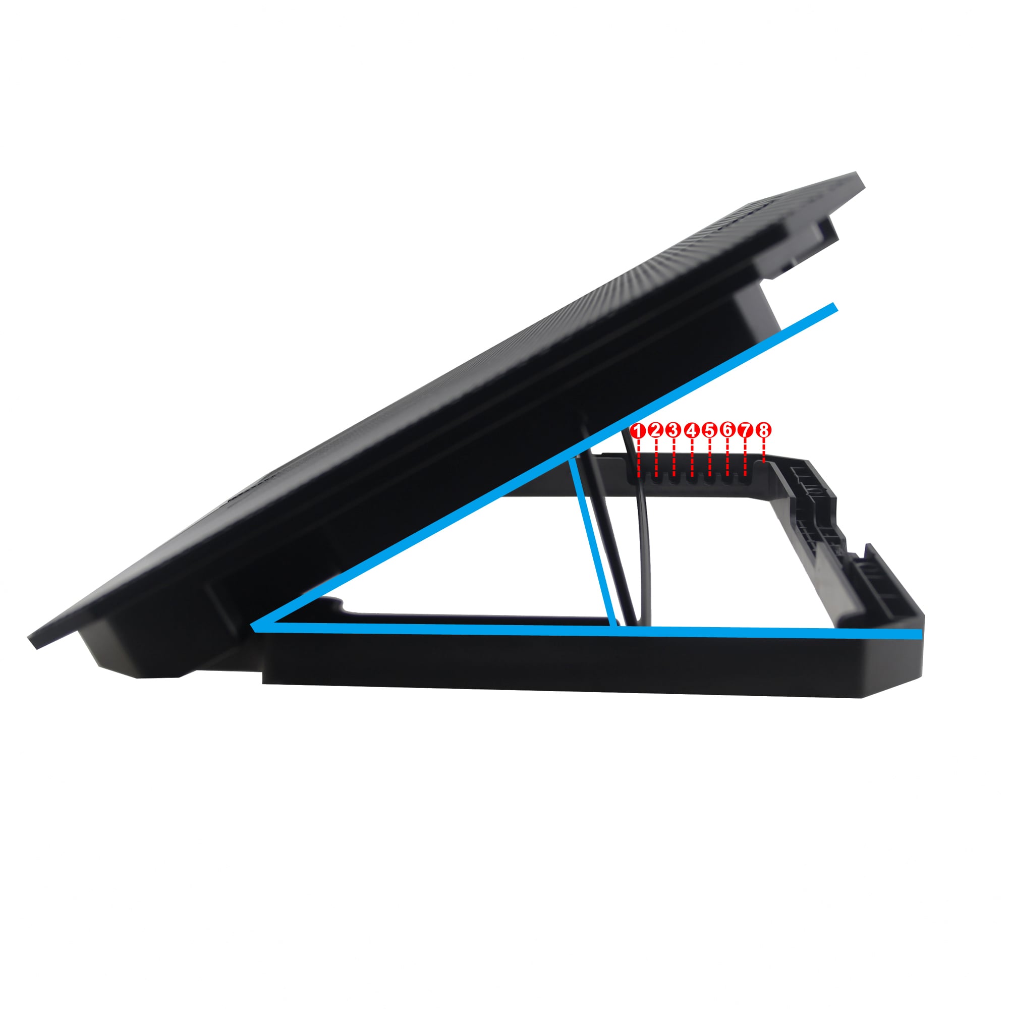 Supporto per Notebook fino a 17'' con Sistema di Raffreddamento - Techly ICOOL-CP11TY