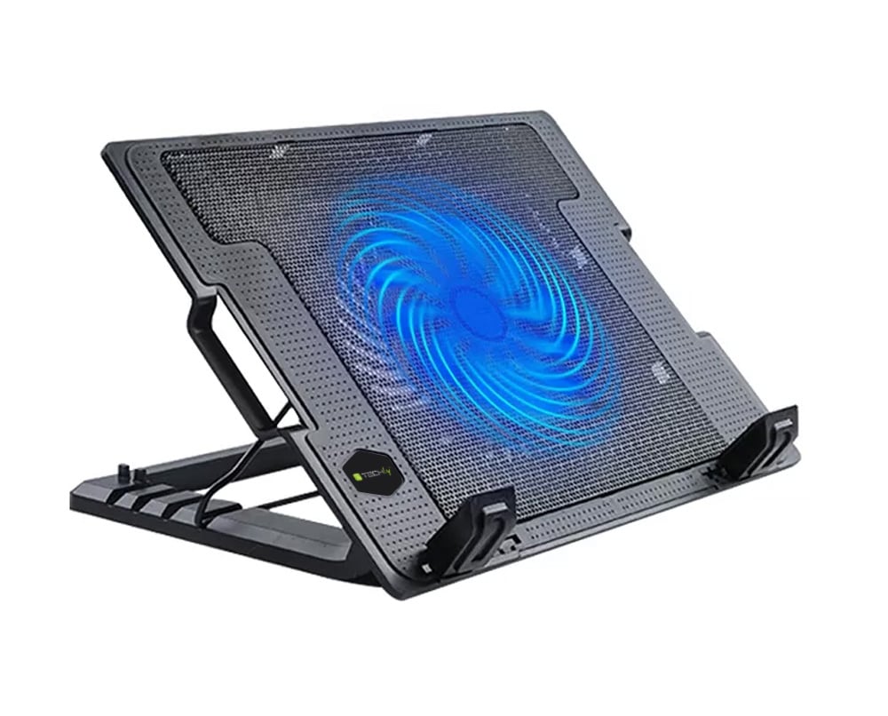 Supporto per notebook fino a 17.3'' con sistema di raffreddamento - Techly ICOOL-CP12TY