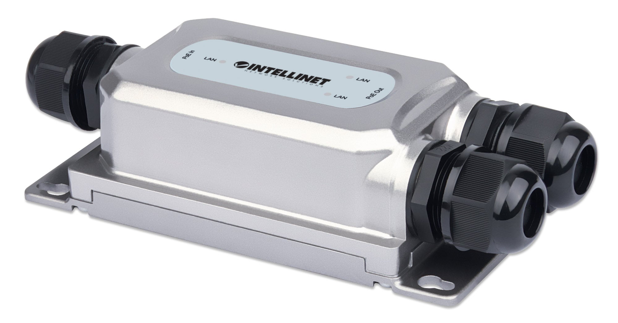 Extender Gigabit 2 porte Ultra PoE per Esterno Antivandalo - Intellinet ICPOE003