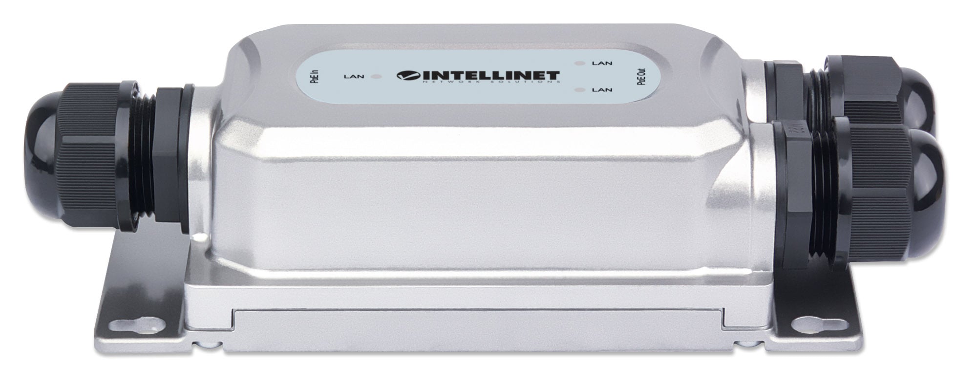 Extender Gigabit 2 porte Ultra PoE per Esterno Antivandalo - Intellinet ICPOE003