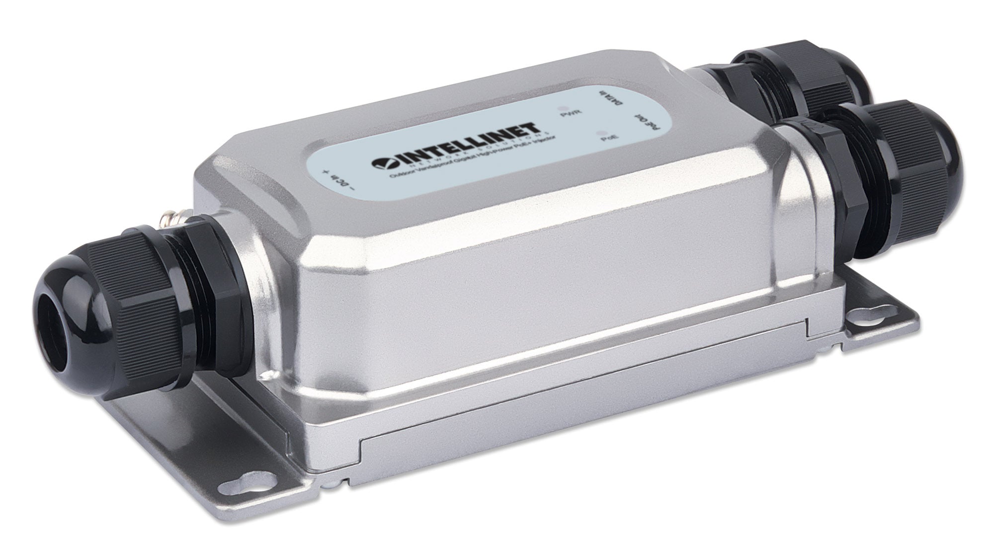 Iniettore Gigabit PoE+ High-Power Antivandalo da Esterno - Intellinet ICPOE004
