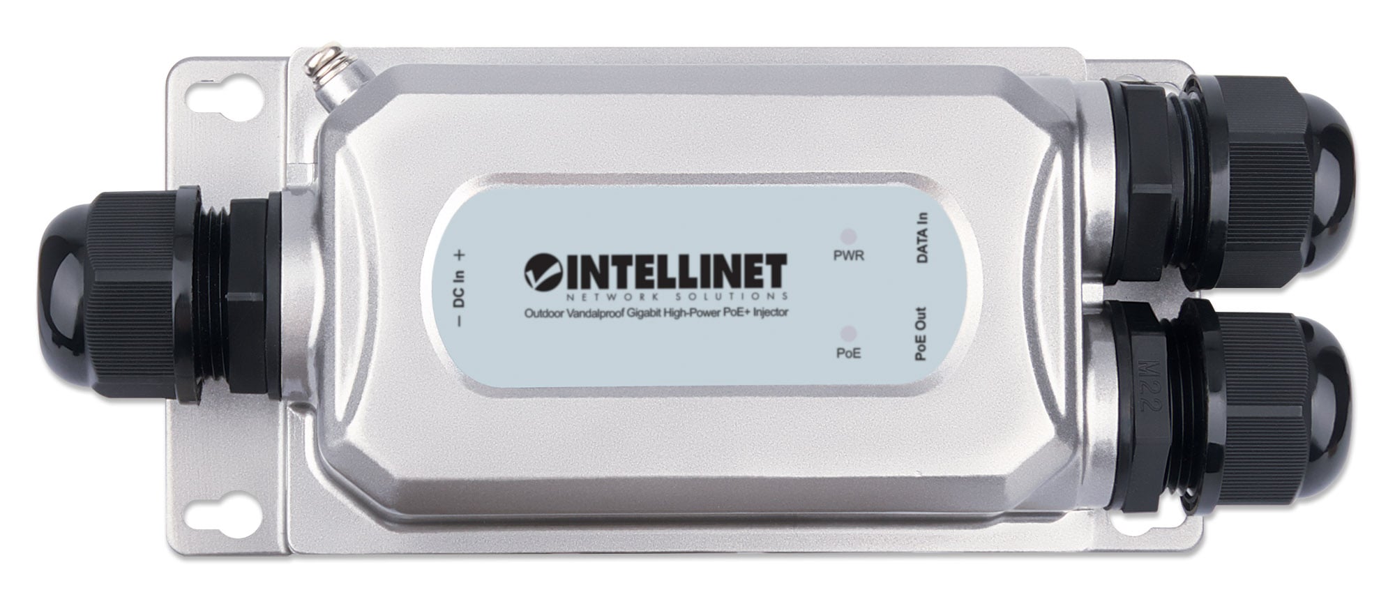 Iniettore Gigabit PoE+ High-Power Antivandalo da Esterno - Intellinet ICPOE004