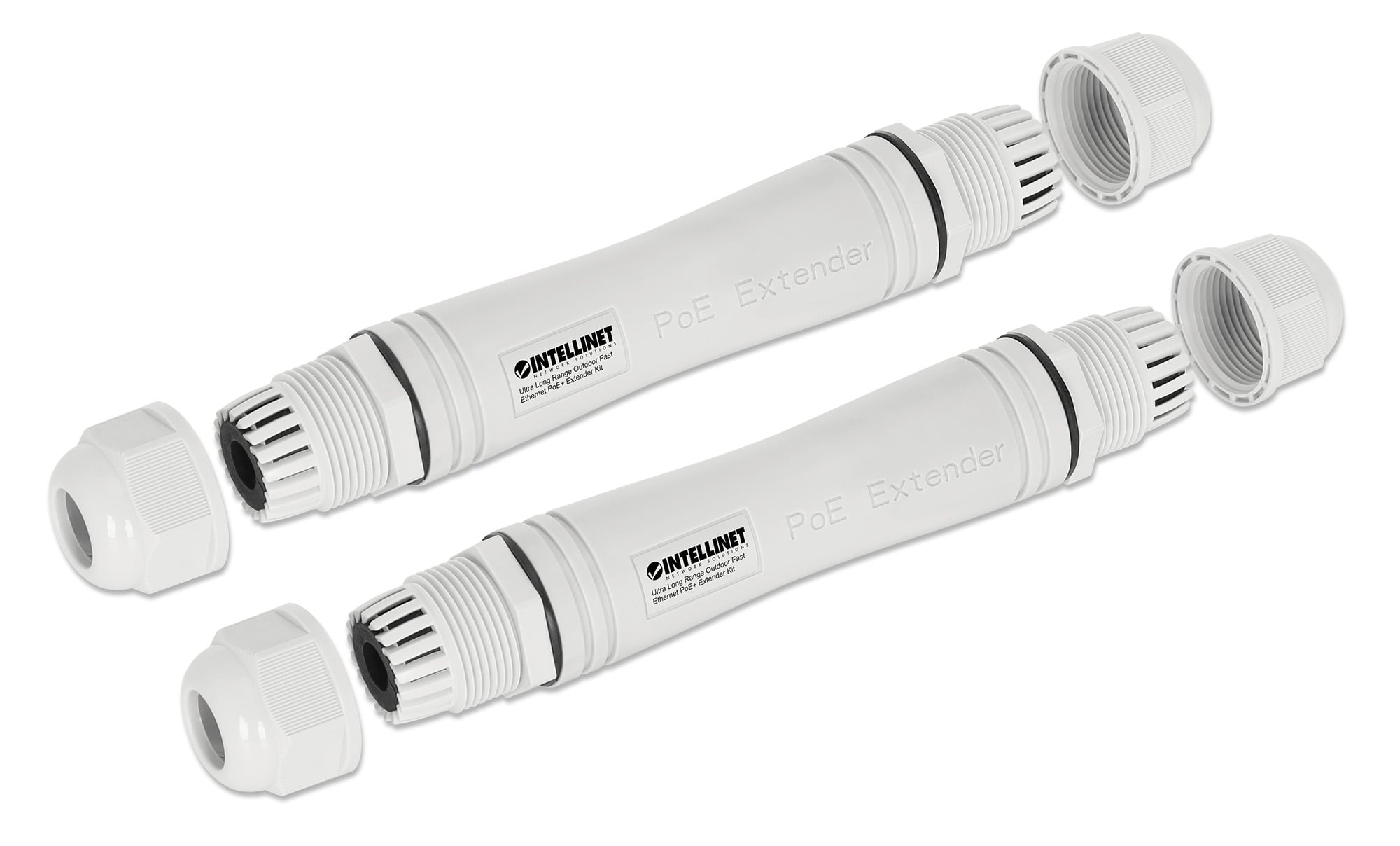 Kit di Estensione PoE+ Fast Ethernet per Esterni - Intellinet ICPOE800