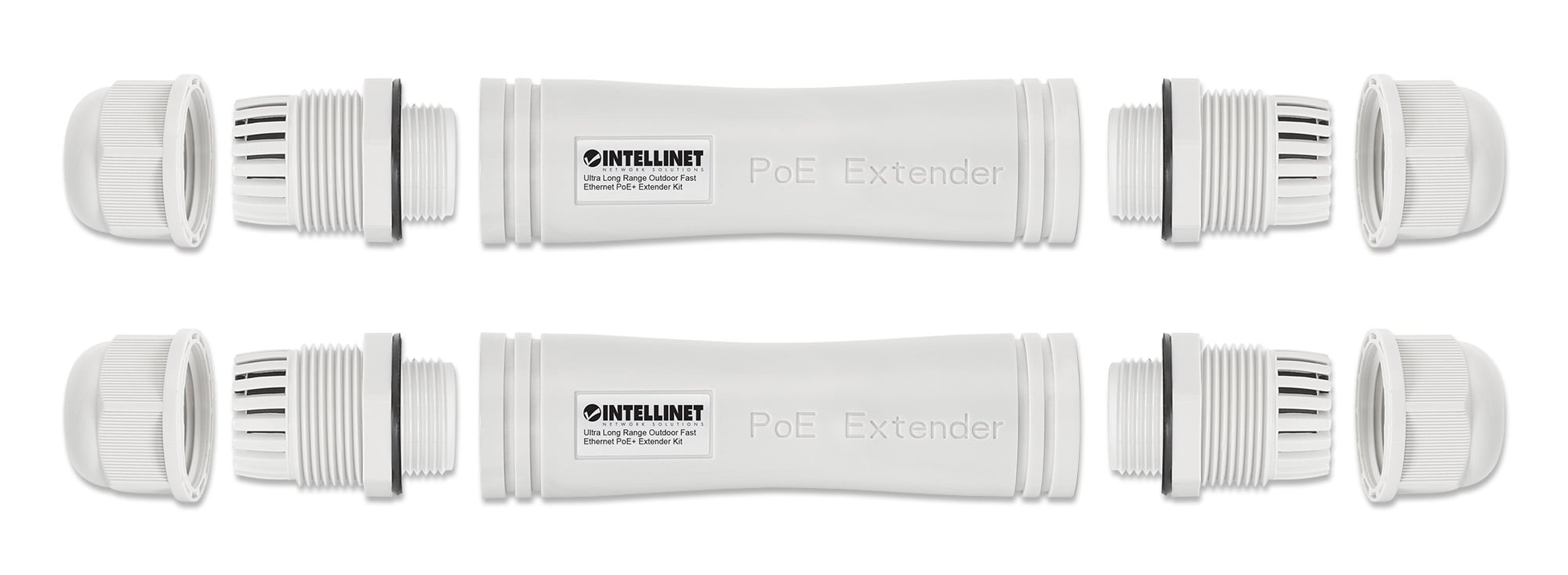 Kit di Estensione PoE+ Fast Ethernet per Esterni - Intellinet ICPOE800