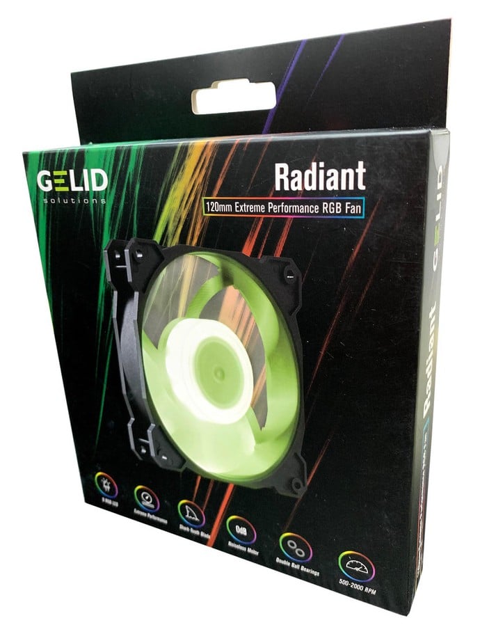 Dissipatore CPU RGB LED Radiant Alte Prestazioni per AMD e Intel - Gelid Solutions ICPU-GE-FN20