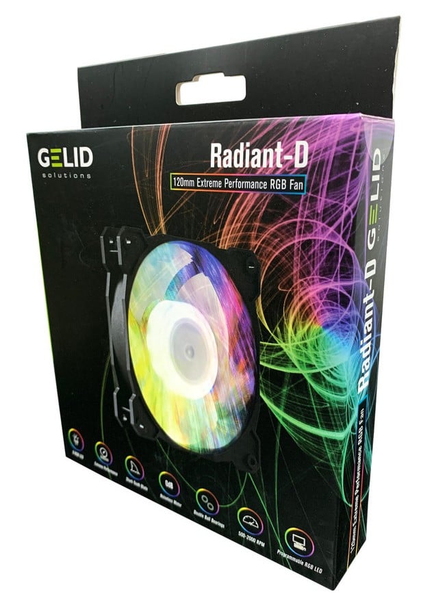 Dissipatore CPU RGB LED Radiant-D Alte Prestazioni per AMD e Intel - Gelid Solutions ICPU-GE-FND20