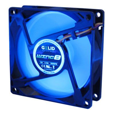 Ventola Wing 80x80x25 12V Blu - Gelid Solutions ICPU-GE-FWUV8