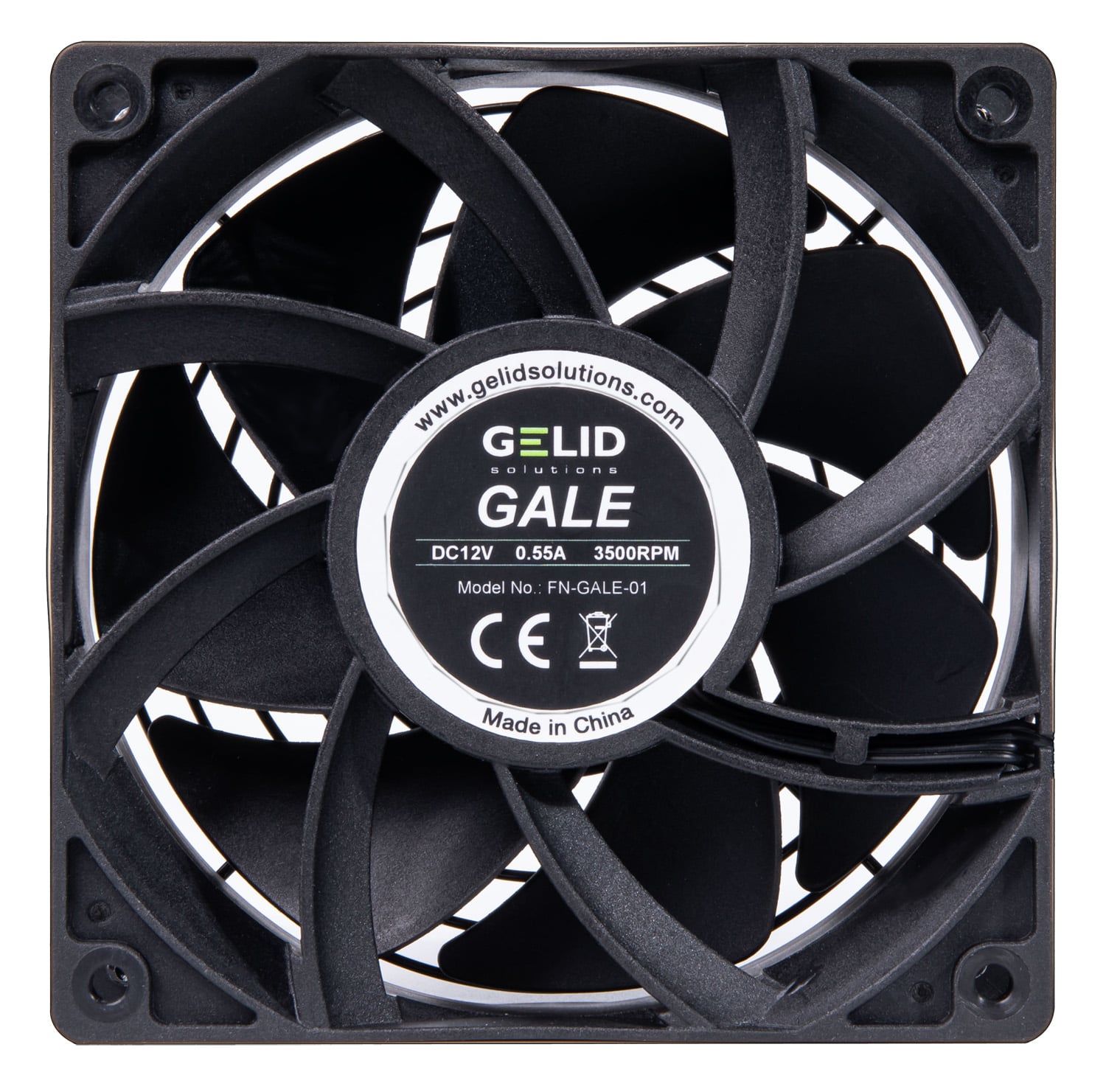 Dissipatore Ventola Gale 120x120x35 12V 500-3500 RPM - Gelid Solutions ICPU-GE-GALE01