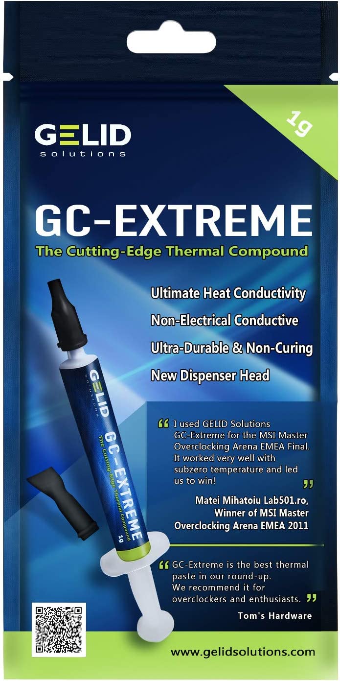 Pasta Termoconduttiva GC-Extreme per Dissipatore di Calore 1g - Gelid Solutions ICPU-GE-GC3