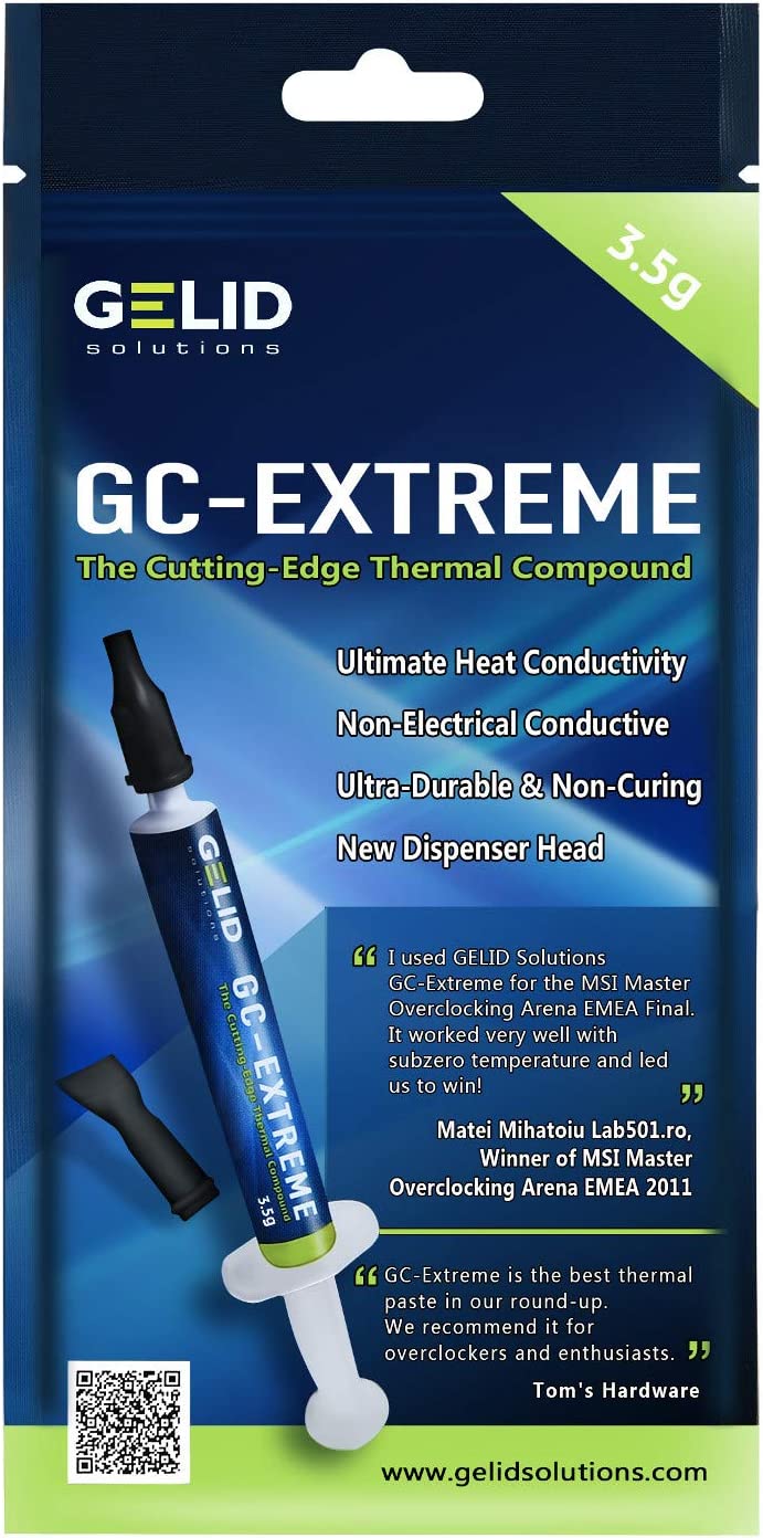 Pasta Termoconduttiva GC-Extreme per Dissipatore di Calore 3.5g - Gelid Solutions ICPU-GE-GC3A