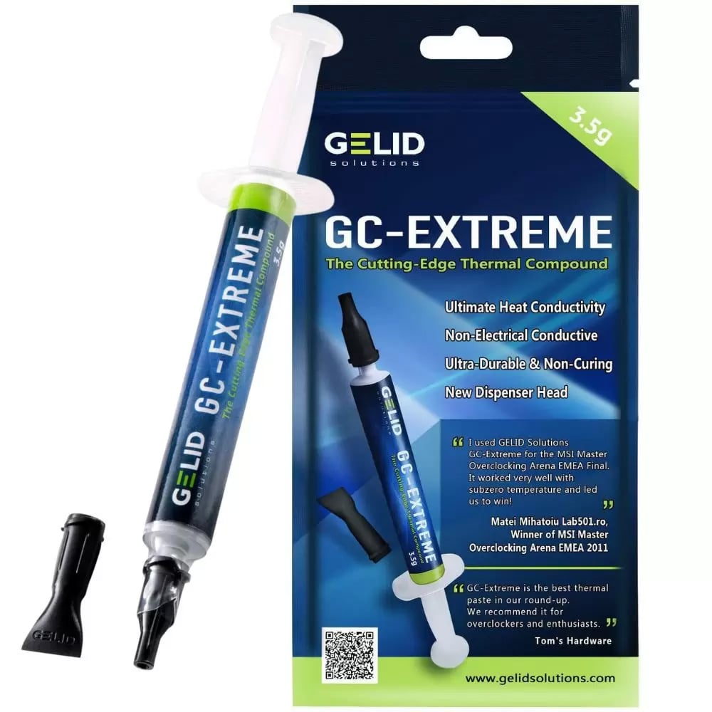 Pasta Termoconduttiva GC-Extreme per Dissipatore di Calore 3.5g - Gelid Solutions ICPU-GE-GC3A