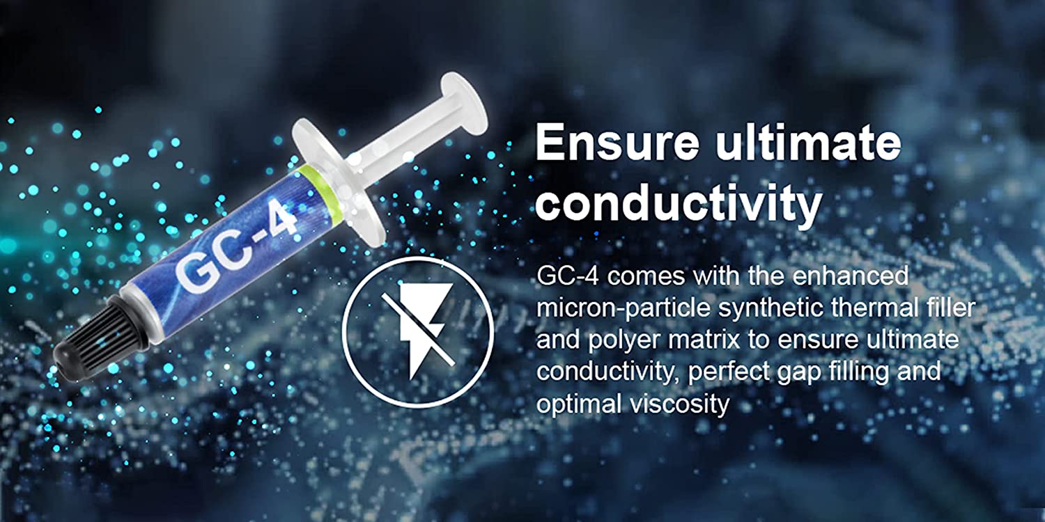 Pasta Termoconduttiva GC-4 per Dissipatori di Calore 1g - Gelid Solutions ICPU-GE-GC4A