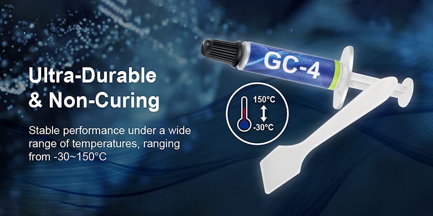 Pasta Termoconduttiva GC-4 per Dissipatori di Calore 3.5g - Gelid Solutions ICPU-GE-GC4B