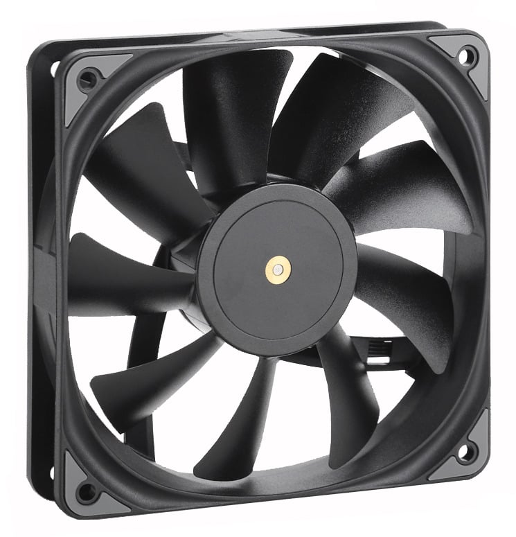 Dissipatore Ventola Silent ad Alto Flusso 120x120x25 12V - Gelid Solutions ICPU-GE-SIL12BK