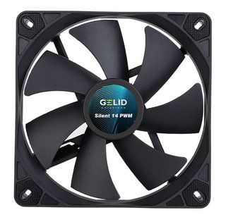 Silent 140 x 140 x 25 Intelligent PWM - Gelid Solutions ICPU-GE-SIL 14 PWBK