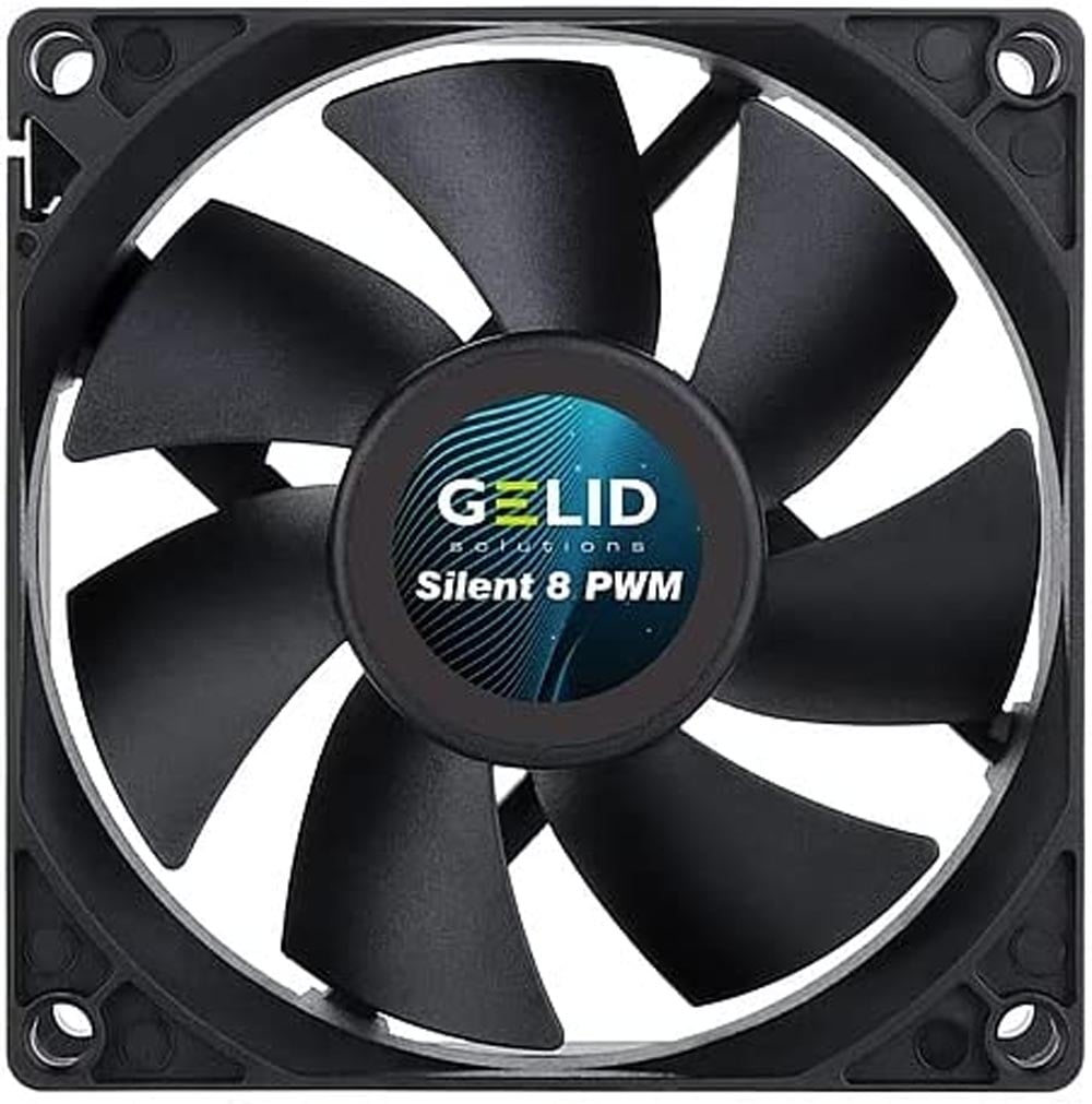 Dissipator Silent PWM 80 x 80 x 25 12 V 900 - 2000 RPM - Gelid Solutions ICPU-GE-SIL 8 PWBK