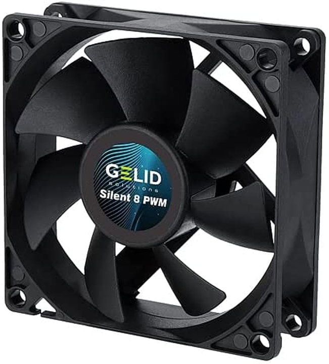 Dissipatore Ventola Silent PWM 80x80x25 12V 900-2000 RPM - Gelid Solutions ICPU-GE-SIL8PWBK