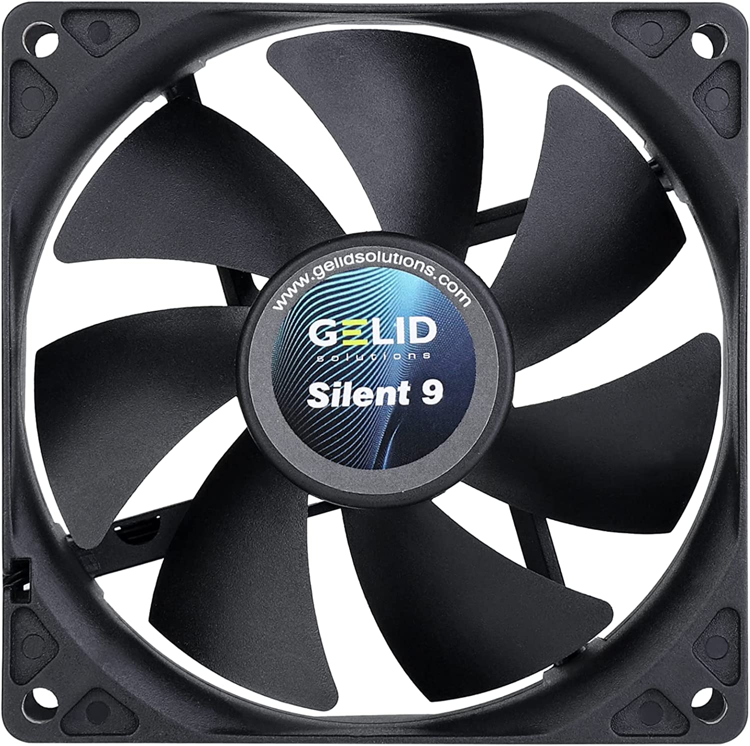 High Flow Silent Dissipator 92 x 92 x 25 12 V - Gelid Solutions ICPU-GE-SIL 9 BK