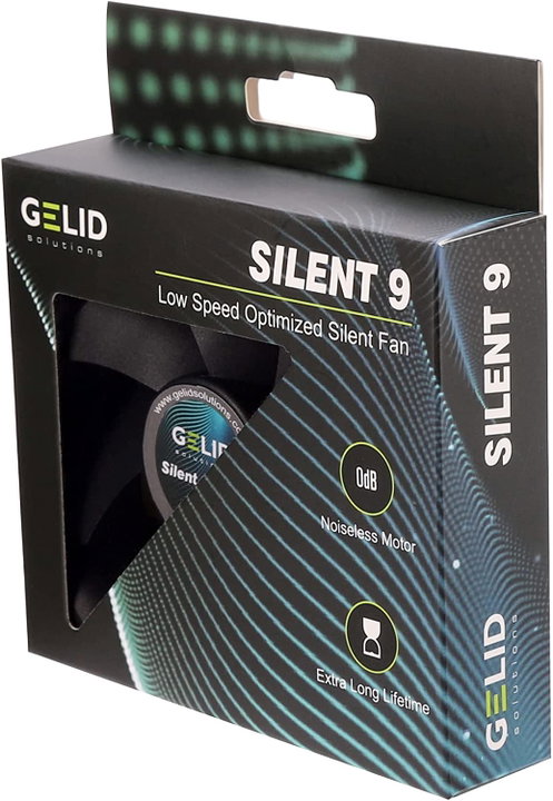 Dissipatore Ventola Silent ad Alto Flusso 92x92x25 12V - Gelid Solutions ICPU-GE-SIL9BK