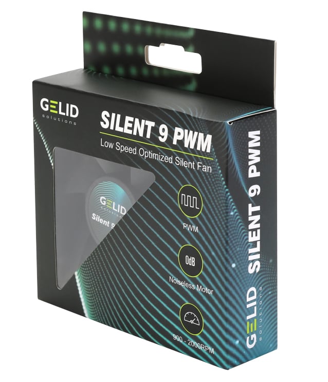 Dissipatore Ventola Silent 92x92x25 con Controllo PWM Intelligente - Gelid Solutions ICPU-GE-SIL9PWBK