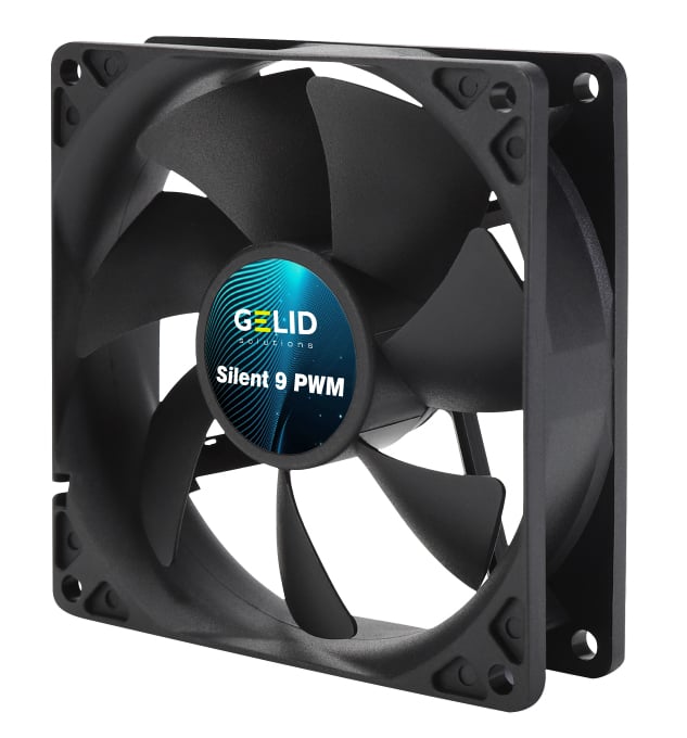 Dissipatore Ventola Silent 92x92x25 con Controllo PWM Intelligente - Gelid Solutions ICPU-GE-SIL9PWBK
