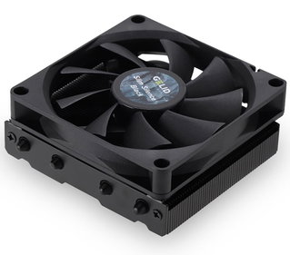 Low Profile CPU Dissipator with 92 PWM Fan mm - Gelid Solutions ICPU-GE-SILENCE-BK
