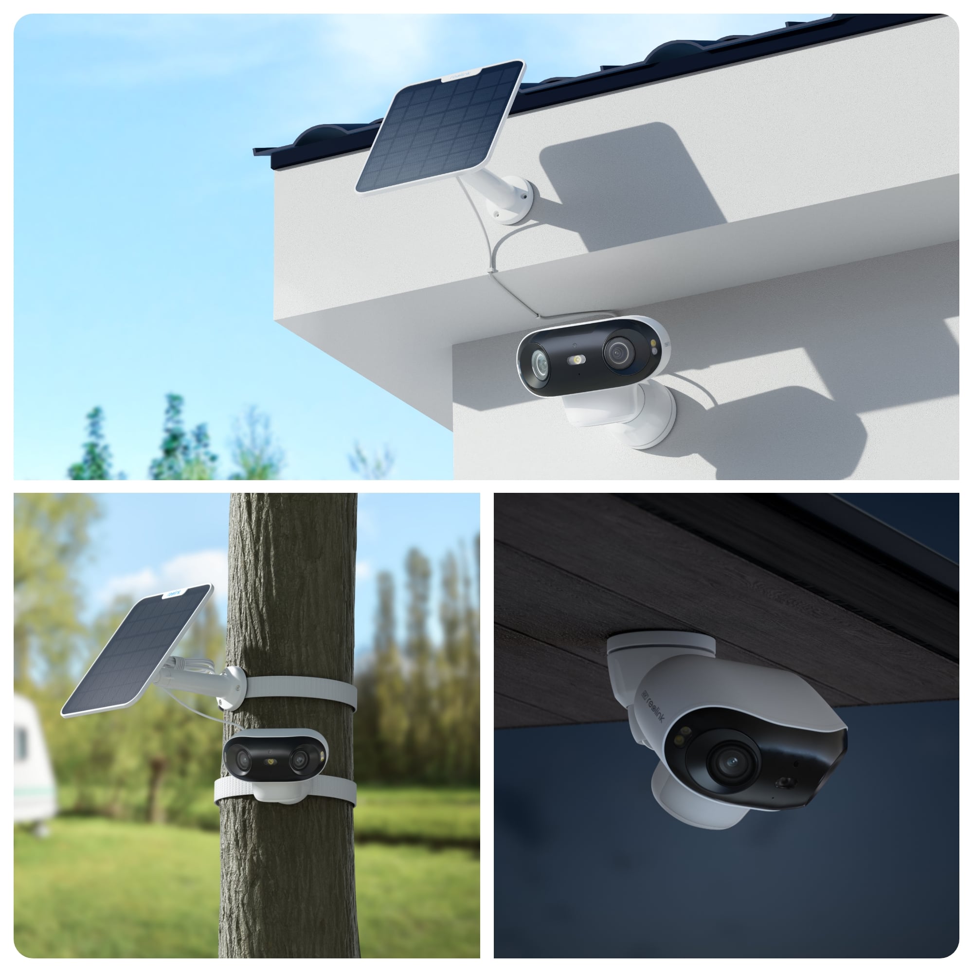 Telecamera di Sicurezza 180° Doppio Obiettivo 8 MP 4K WiFi 6, Serie B740X - Reolink ICR-B740X