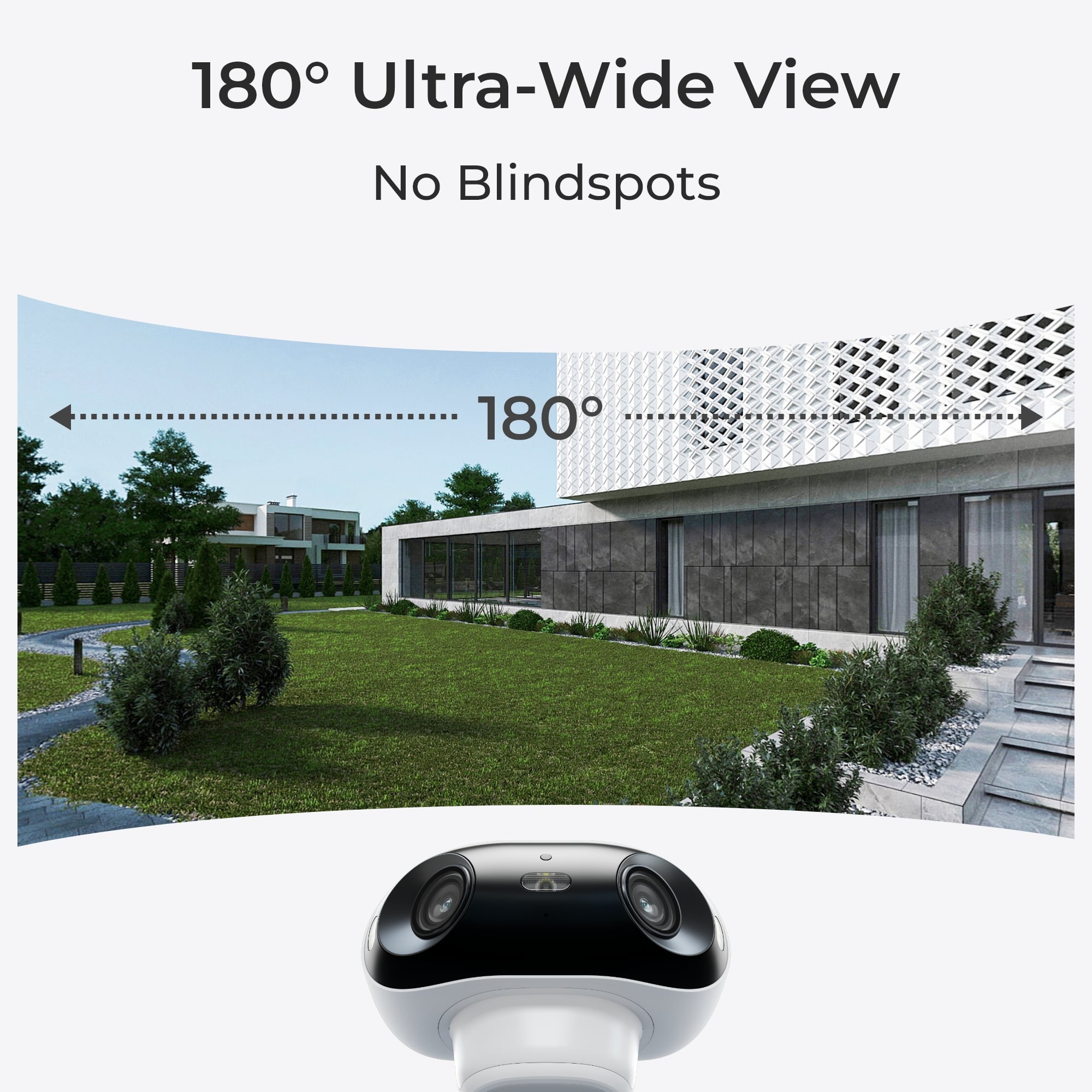 Telecamera di Sicurezza 180° Doppio Obiettivo 8 MP 4K WiFi 6, Serie B740X - Reolink ICR-B740X