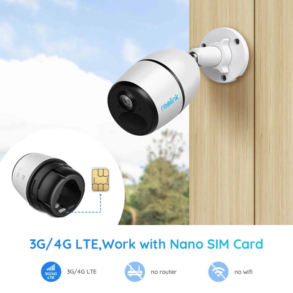 Telecamera di Sicurezza a Batteria 8MP 4K IP65 da Esterno, Serie G340 - Reolink ICR-G340