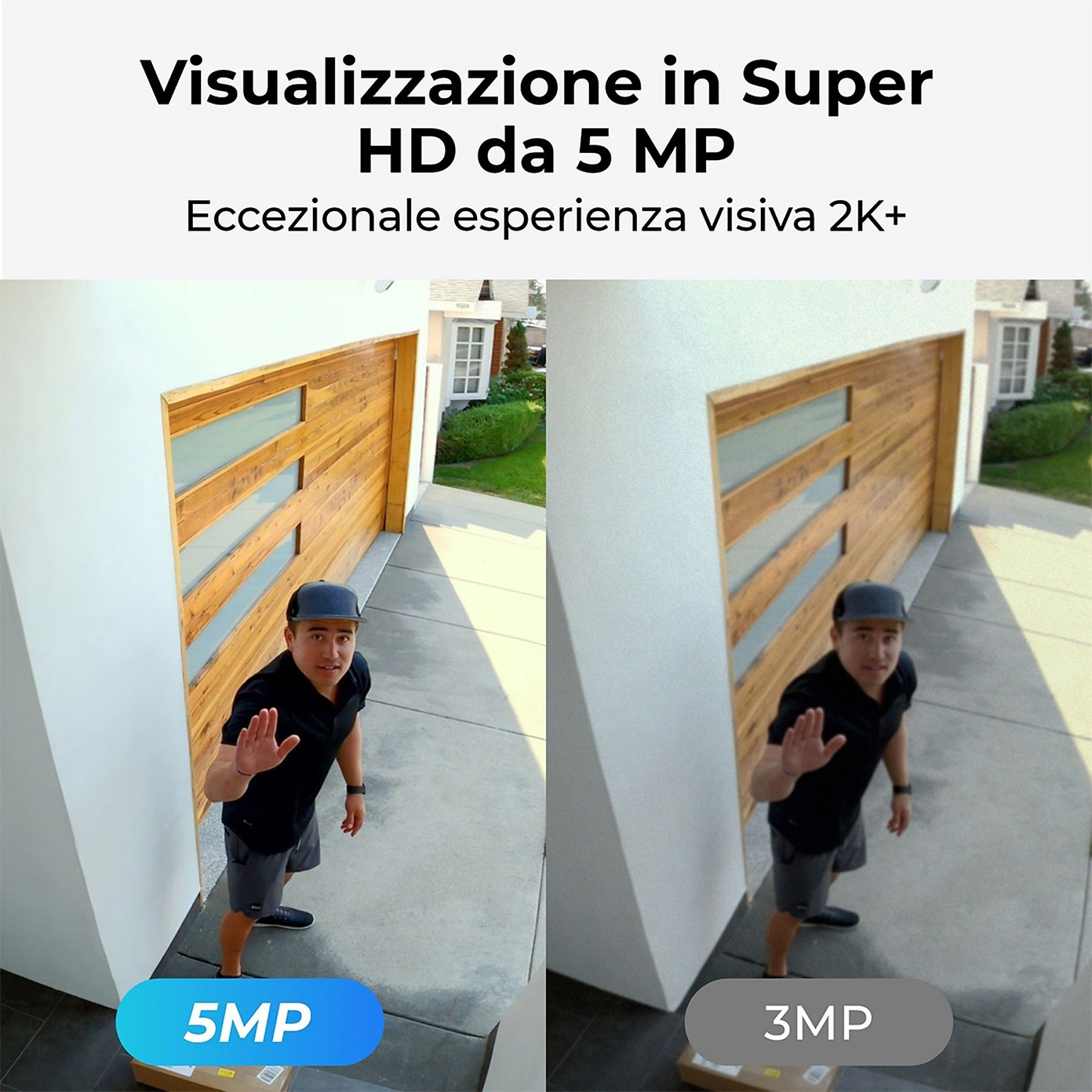 Kit Videosorveglianza NVR PoE 8CH 2TB HDD e 4 Telecamere di Sicurezza PoE, PS2KB02-8 - Reolink ICR-NVS8-5MB4