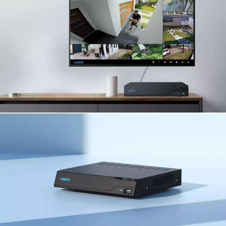 Videoregistratore NVR 4K PoE 8CH 2TB HDD con HDMI e VGA PN-8 - Reolink ICR-NVS8