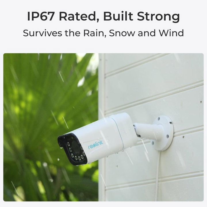 Security camera 8 MP 4 K PoE IP 67 Zoom Motorized - Reolink ICR-P 430