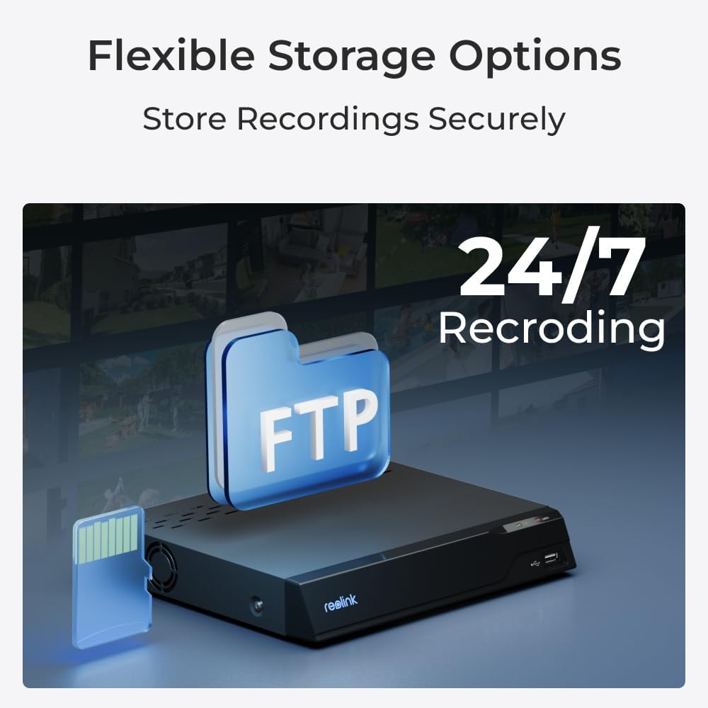 Telecamera di Sicurezza 8MP 4K PoE IP67, Serie P430 - Reolink ICR-P430