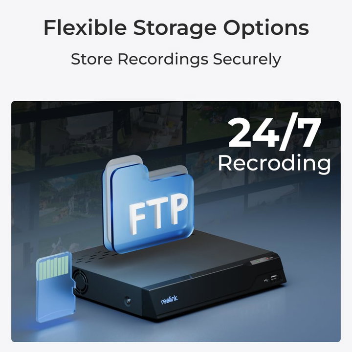Security camera 8 MP 4 K PoE IP 67 Zoom Motorized - Reolink ICR-P 430