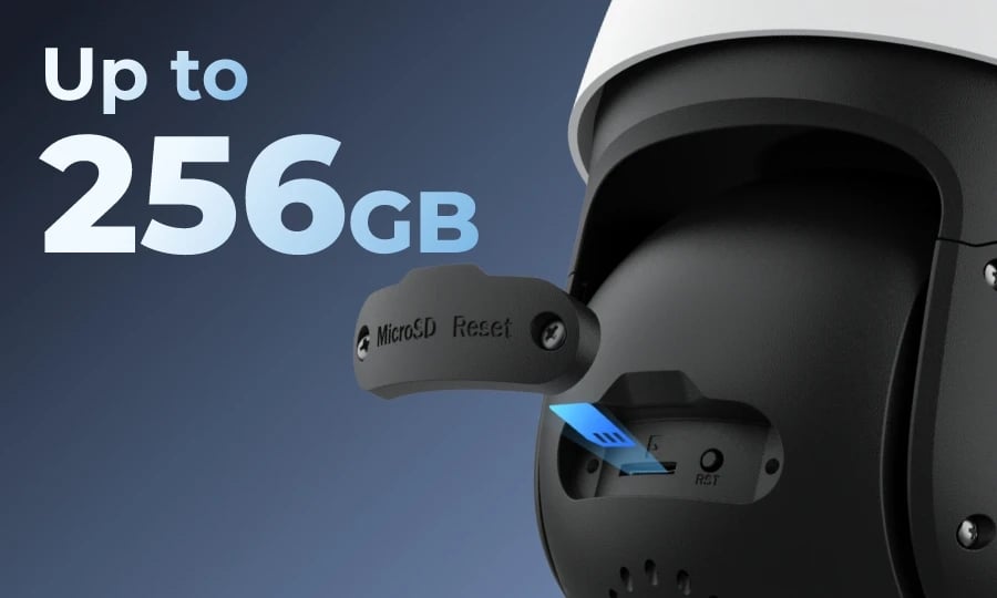 Telecamera di Sicurezza PoE 8MP 4K PTZ con Auto-Zoom Tracking 360° IP66, Serie P840 - Reolink ICR-P840